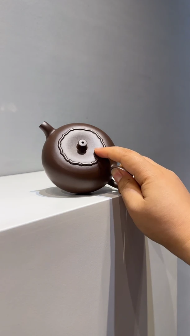 茶壶紫砂闻*柿柿如意