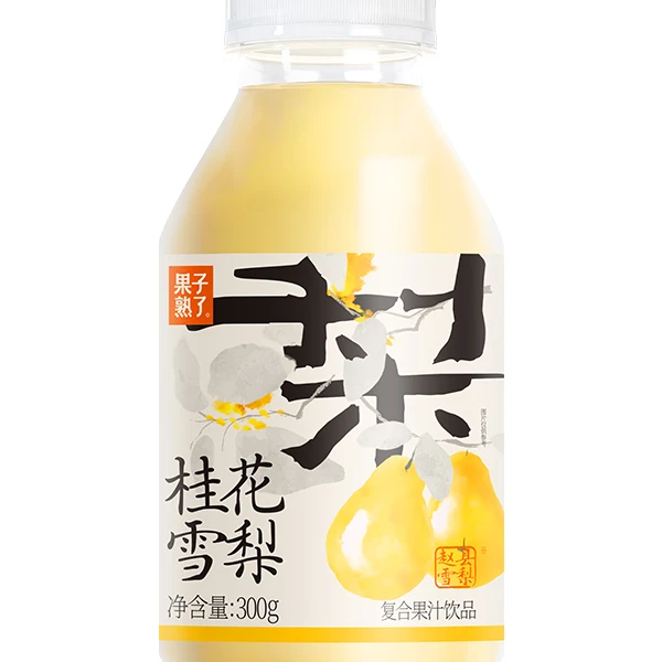 【活动】果子熟了桂花雪梨果汁饮料炖梨饮品饮料300ml*4瓶