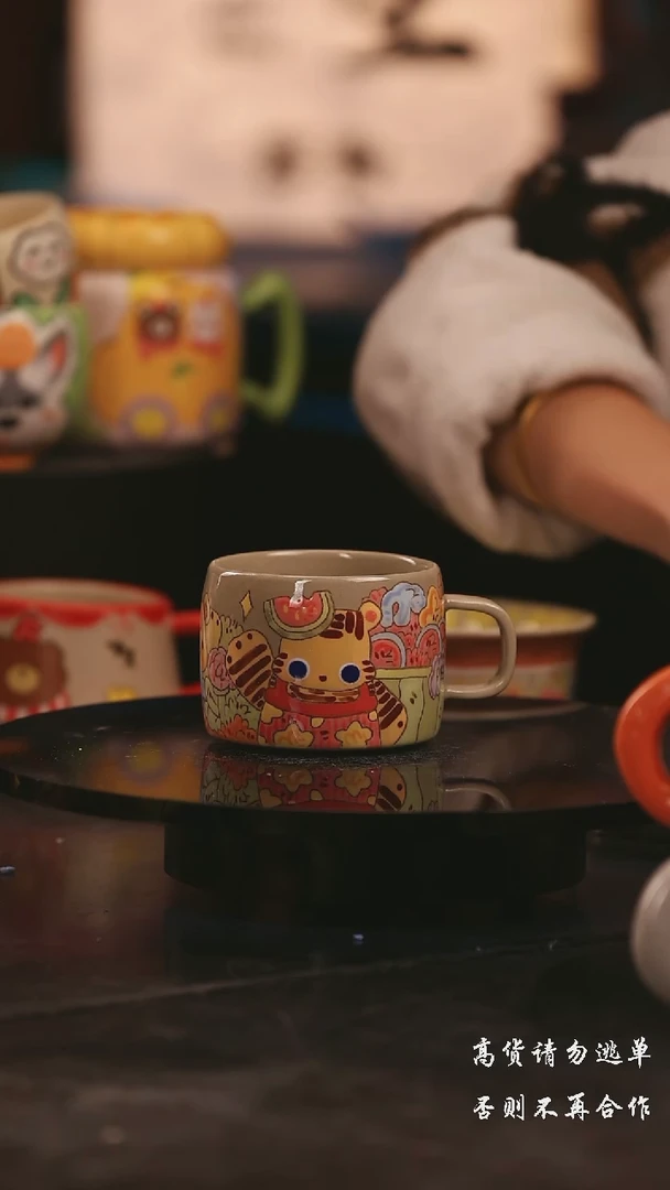 陶瓷景德镇可爱设计师款陶瓷