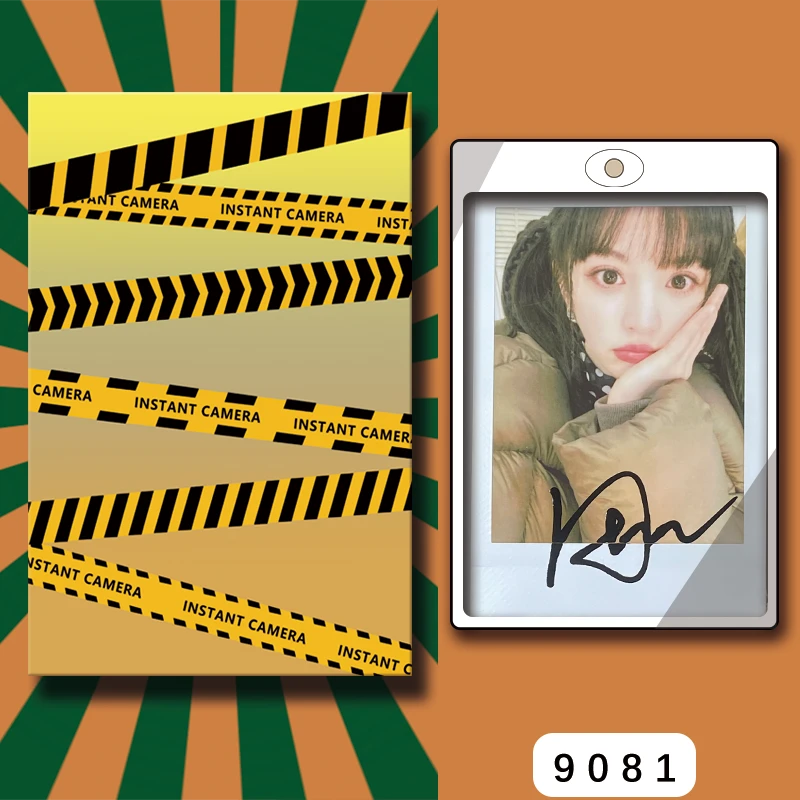 D9081【田曦薇】 正品拍立得照片 白边