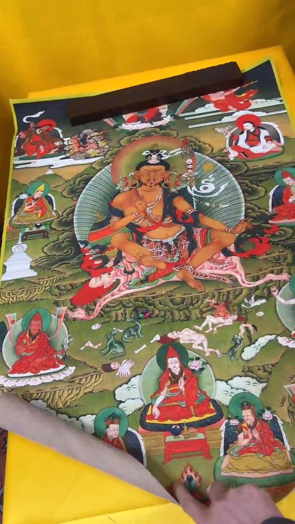 卷轴画绘画类唐卡 16106