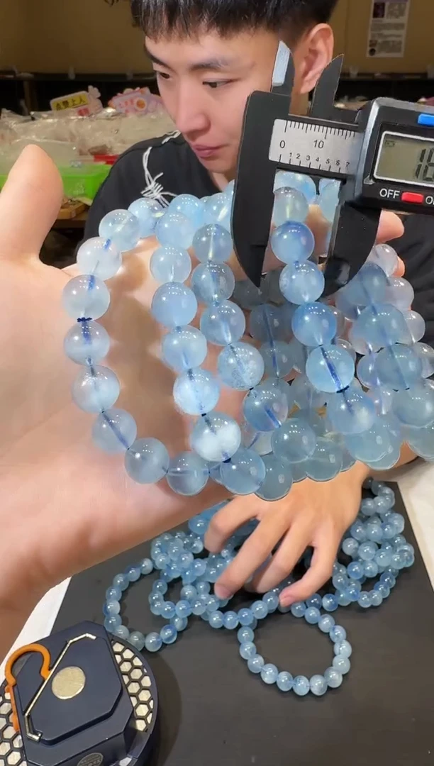 未镶嵌手串海蓝宝石天然海蓝宝石 多样性发其一 15