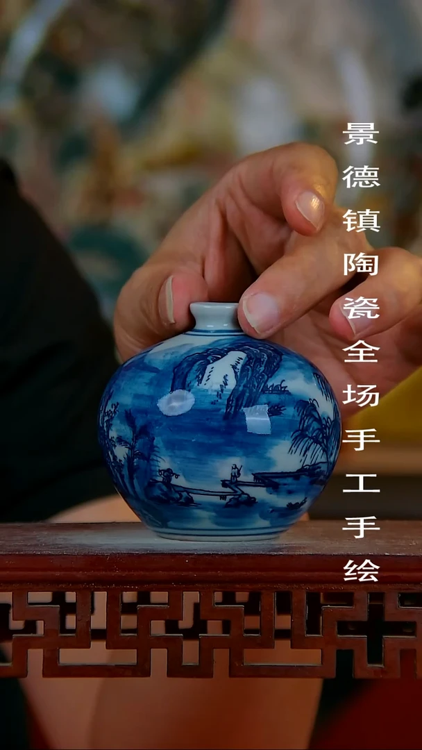 摆件景德镇陶瓷 全场手工手绘