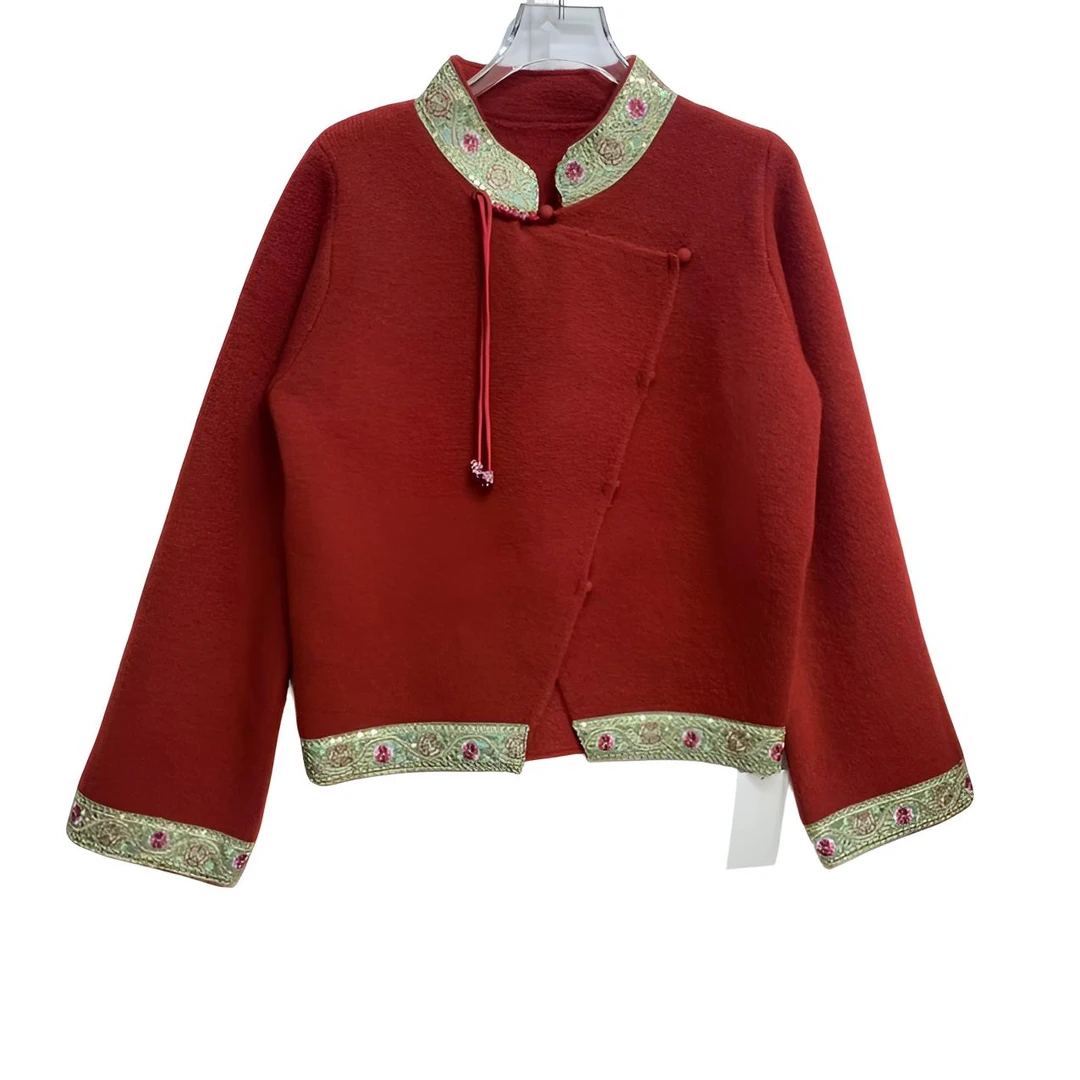 国风上衣春款刺绣开衫外套女 PN-933161