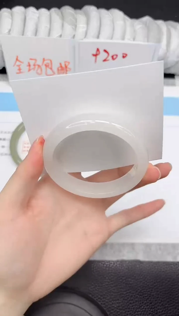 未镶嵌手镯石英质玉A125-54.9