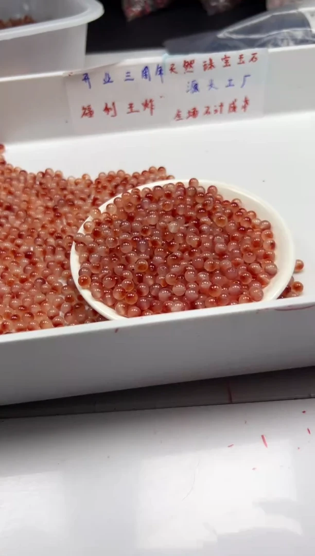 南红玛瑙未镶嵌颈饰w2851南红冰飘花6mm*50颗