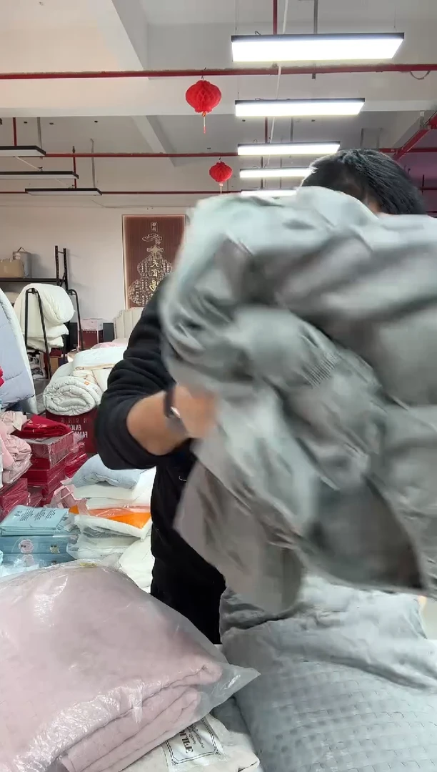 真丝真丝04  2米  华夫格 四件套  床笠款