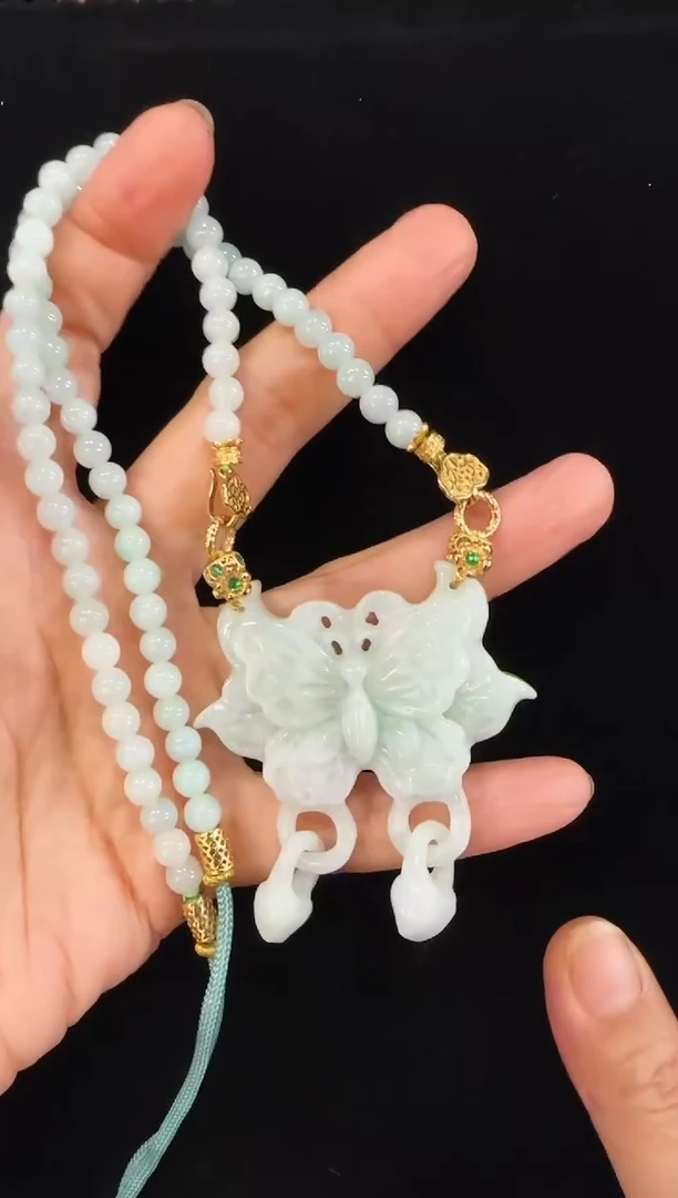 颈饰未镶嵌翡翠国风