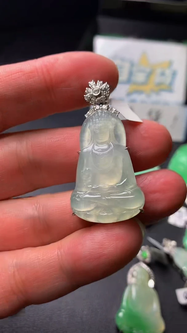 颈饰银S925镶嵌翡翠翡翠