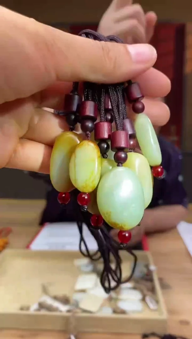 和田玉未镶嵌颈饰d293