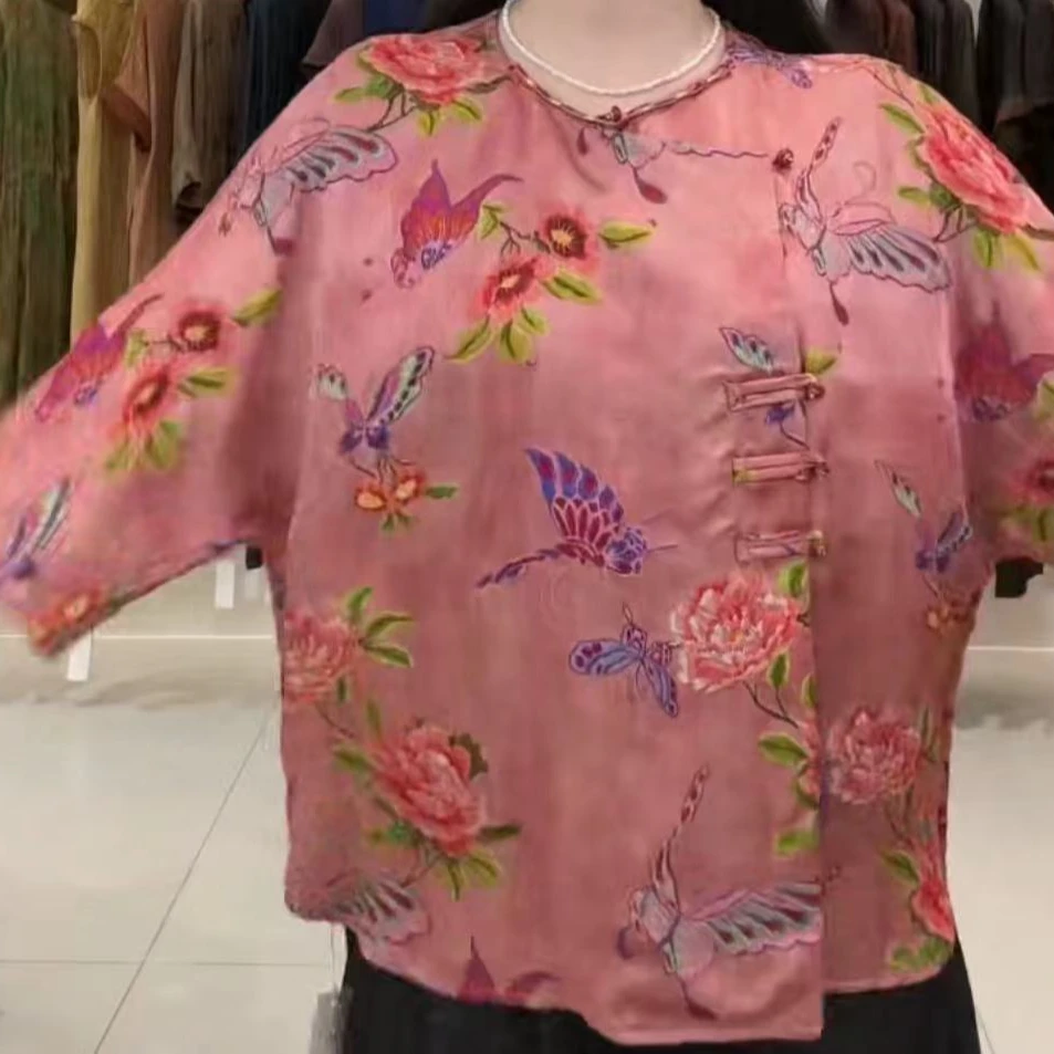 陈 新中式 蝴蝶花外套 27216508