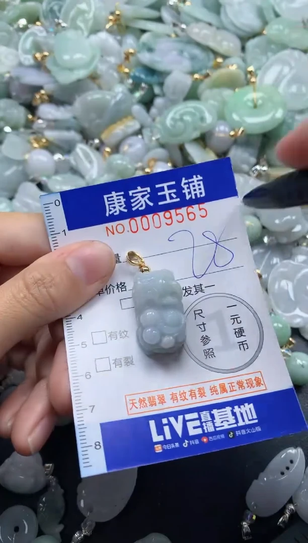 颈饰未镶嵌翡翠9565