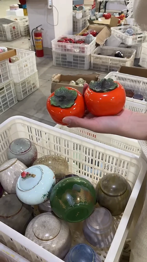 【闪购商品】摆件陶瓷茶叶罐储物罐红茶绿茶罐密封罐