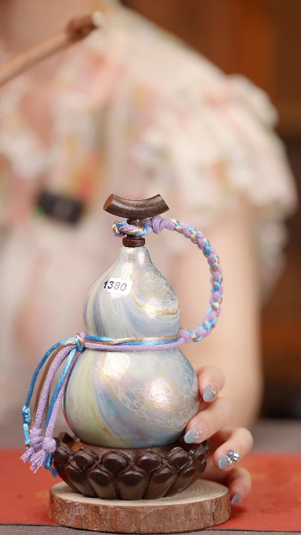 1429号大漆葫芦手捻车挂脖挂挂件