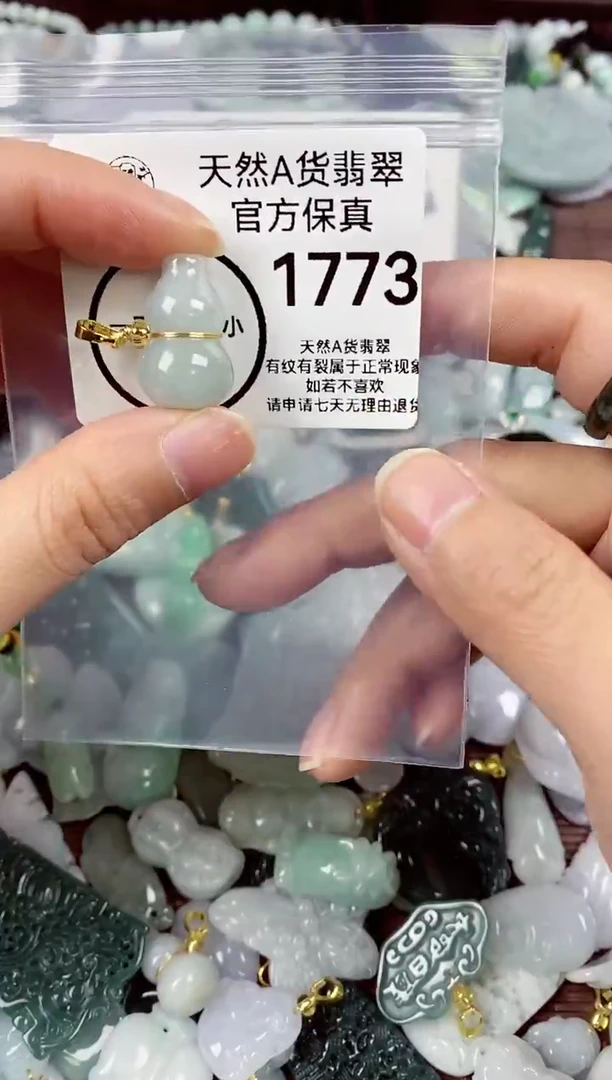 【闪购商品】翡翠颈饰未镶嵌天然A货翡翠1773
