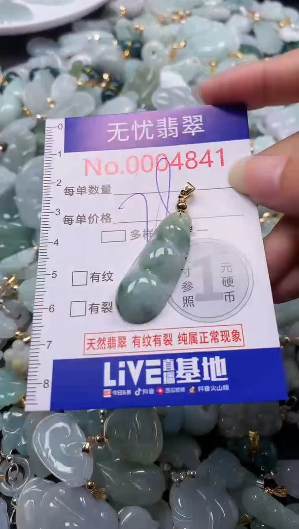 吊坠(不含链)未镶嵌翡翠4841