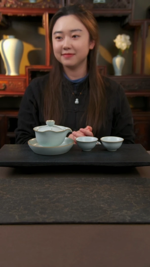 【闪购商品】杯逍遥望月套装+若镜壶承1