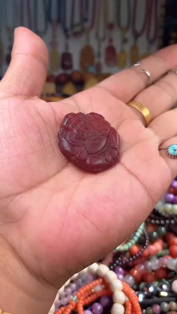 未镶嵌.玛瑙/玉髓牙*美 一物一拍 169811