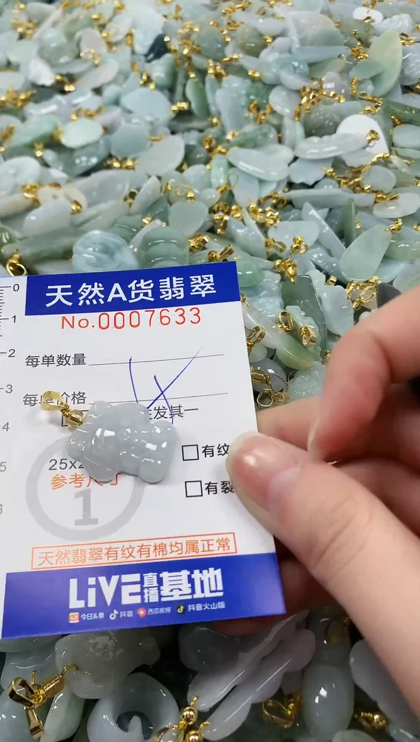 颈饰未镶嵌翡翠纯天然a货翡翠