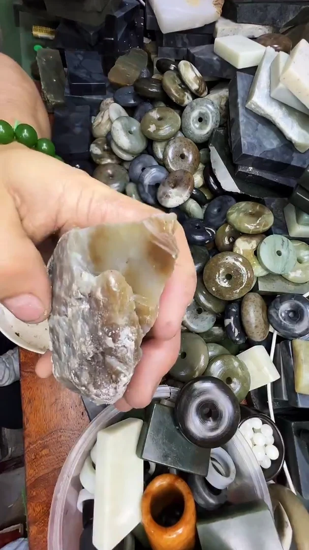 未镶嵌和田玉珠宝半成品半成品