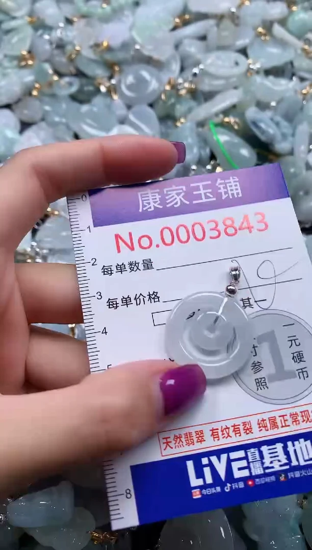 颈饰未镶嵌翡翠3843