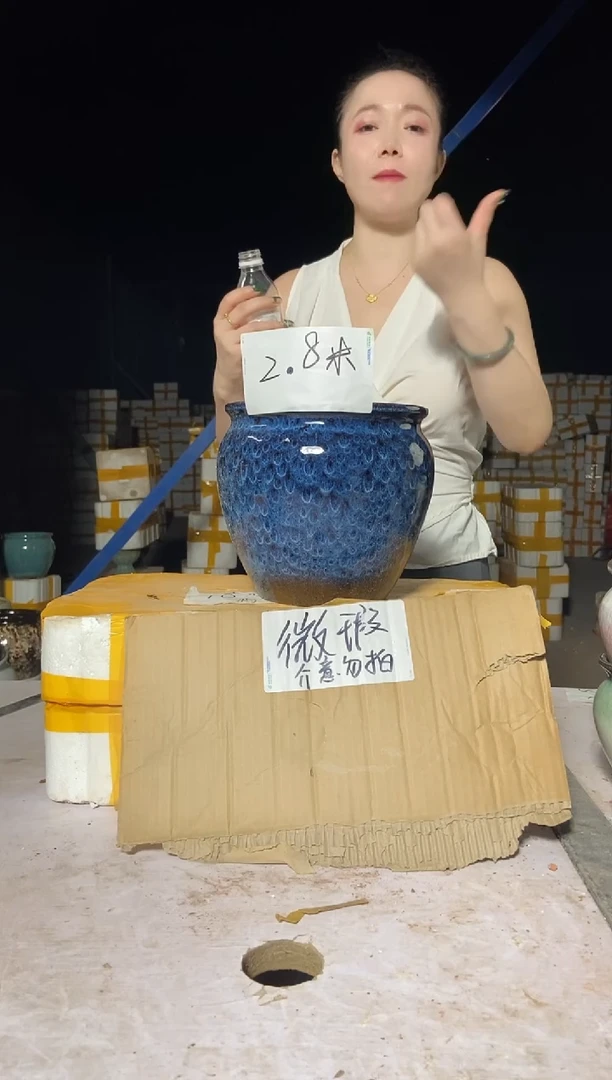 宜兴紫砂粗陶花盆20/20