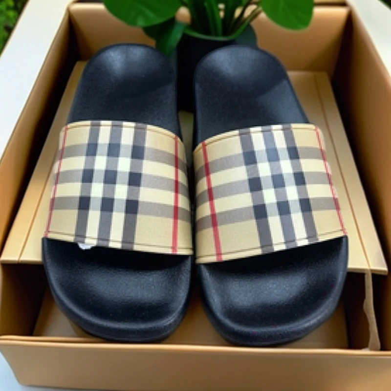 95新 BURBERRY/博柏利 博柏利拖鞋