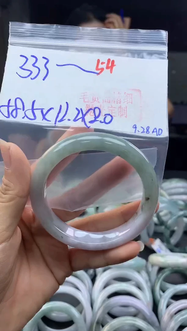 未镶嵌定制翡翠54毛货需精细抛光+多样性发1件+333元