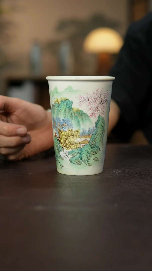 杯景德柴烧手作多人瑕疵