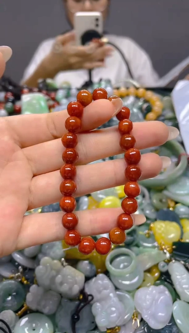 翡翠未镶嵌颈饰7MM/S/翡翠A货,1件也是批发价