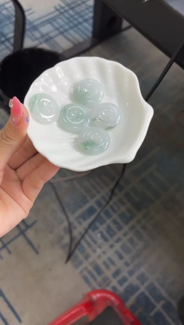 18K金镶嵌挂件翡翠多样性发一件418#-A2