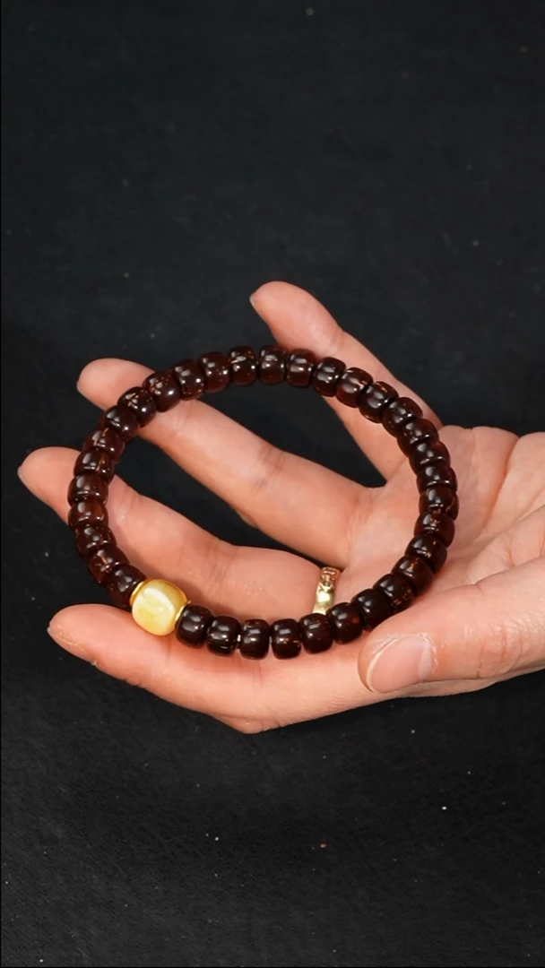 手串紫金鼠鼠尖纯肉精工精配8*5.7mm