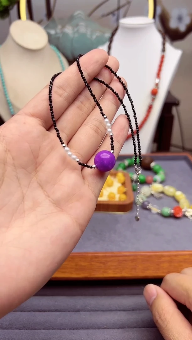 【闪购商品】苏纪石（舒俱来）颈饰银S925镶嵌X317``````