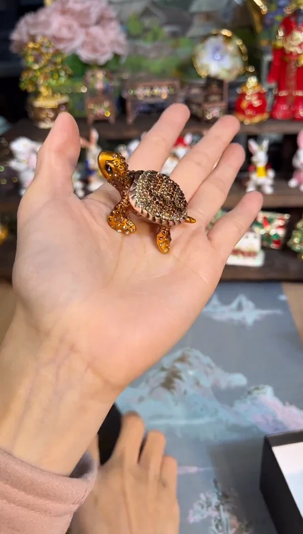 金属七宝烧首饰盒