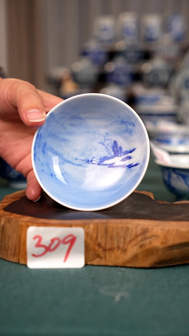 杯309全手工手绘茶器