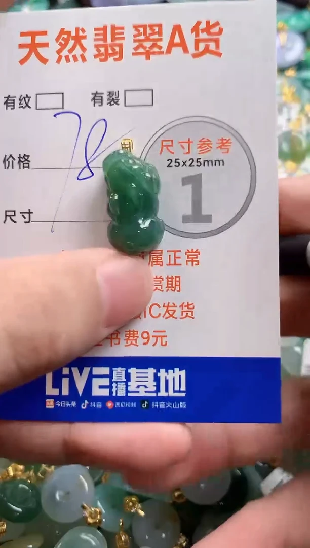 颈饰18K金镶嵌翡翠29101070