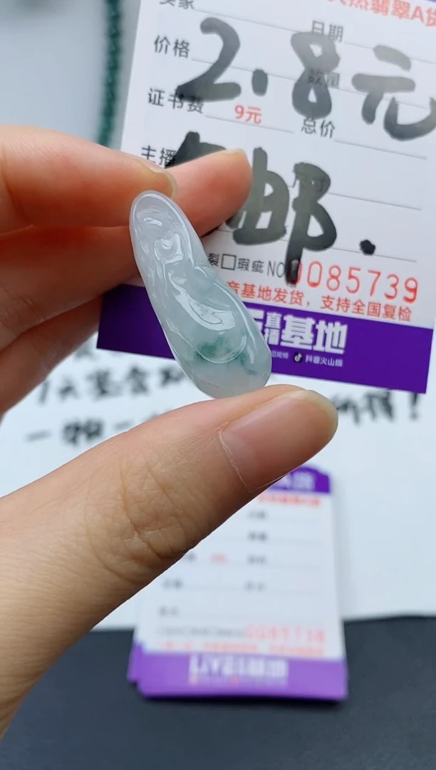 颈饰未镶嵌翡翠