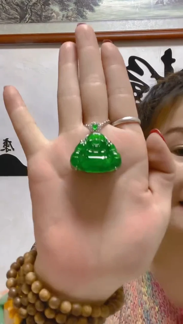 颈饰未镶嵌翡翠天然A货 假一罚四