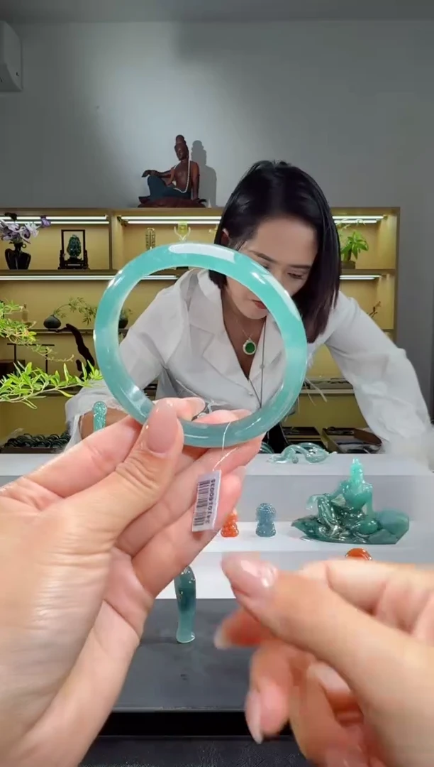 未镶嵌手镯翡翠59.5圈