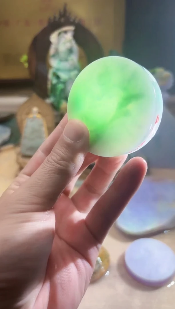 翡翠挂件未镶嵌A货张麦1513