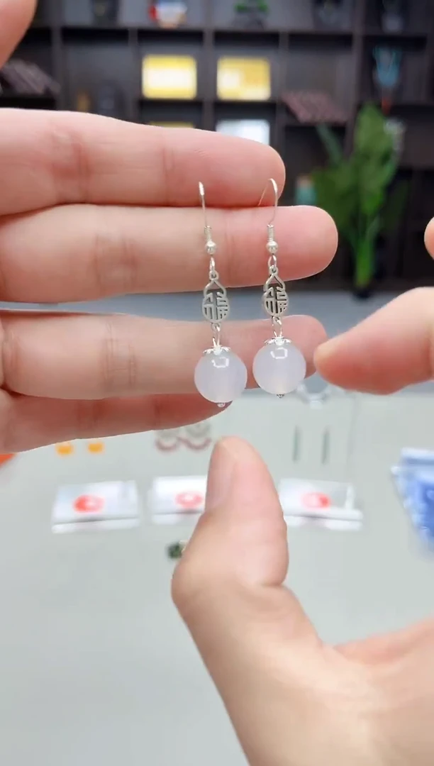 未镶嵌耳饰玛瑙/玉髓522000