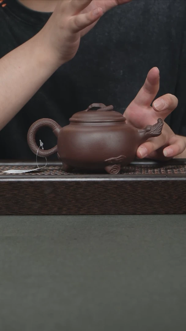 茶壶紫砂宜兴紫砂320cc0989