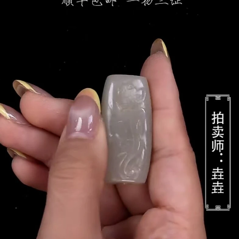 明代和田玉龙凤勒子qzg