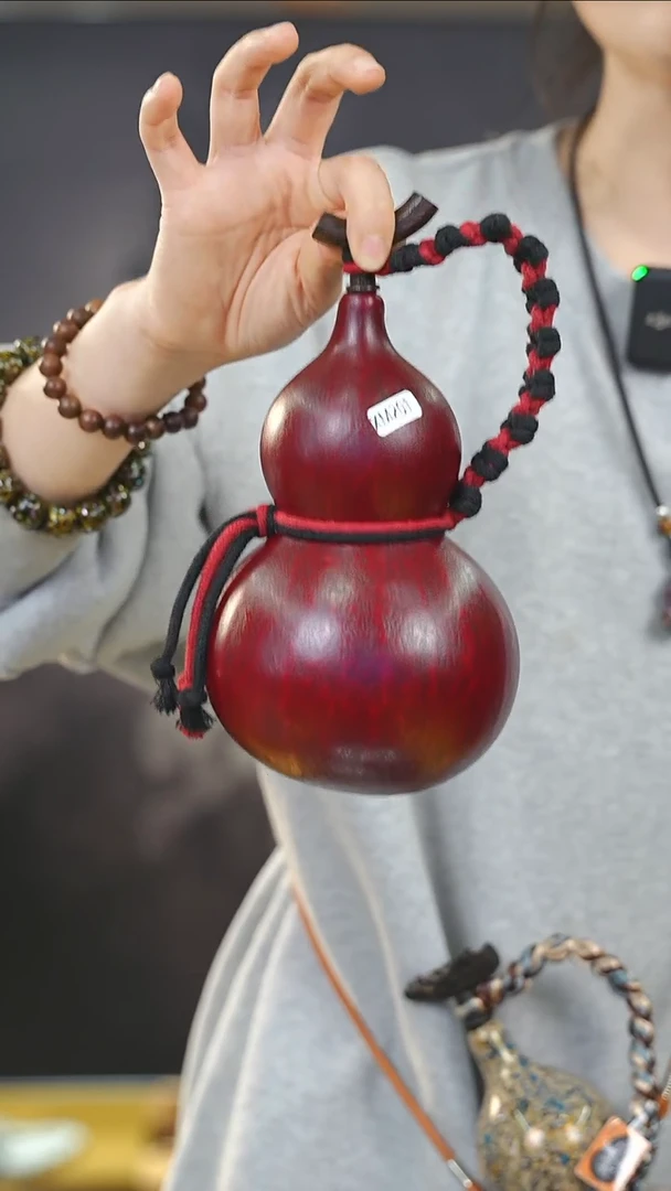 【闪购商品】XN129大漆酒葫芦不包手串及旋转底座