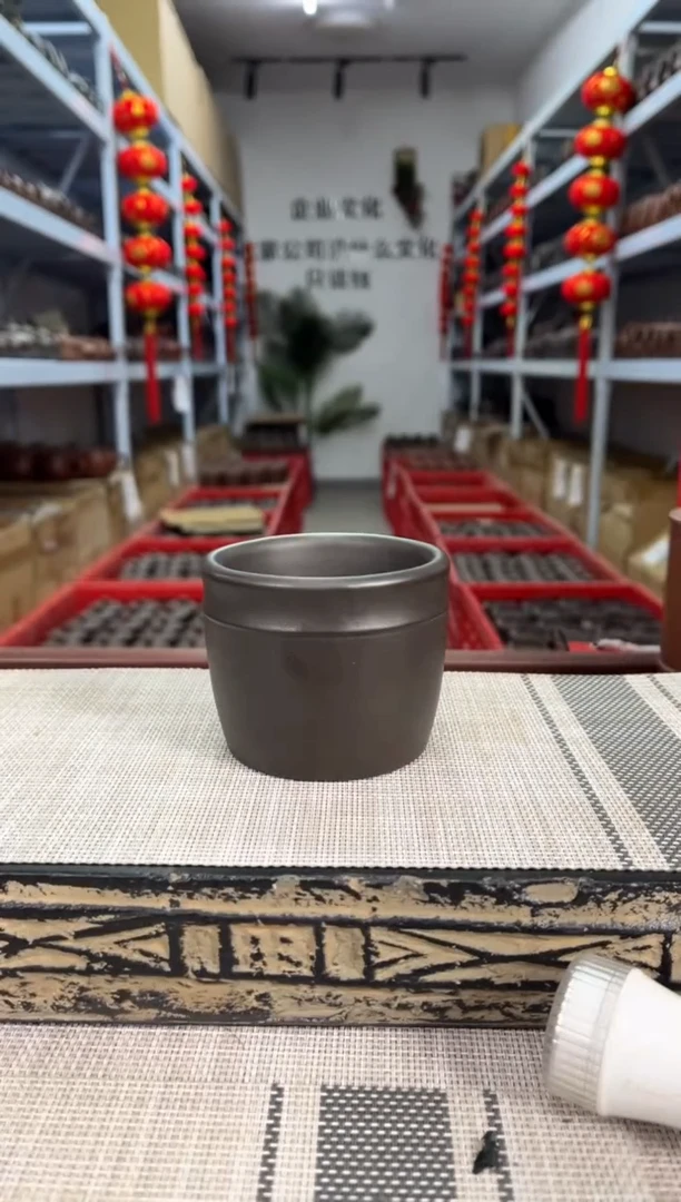 【闪购商品】紫砂茶杯石黄大口主人杯