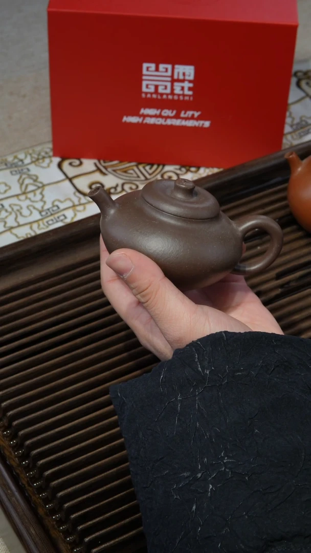 【闪购商品】紫砂茶壶天青 0添加 完美品 150合欢