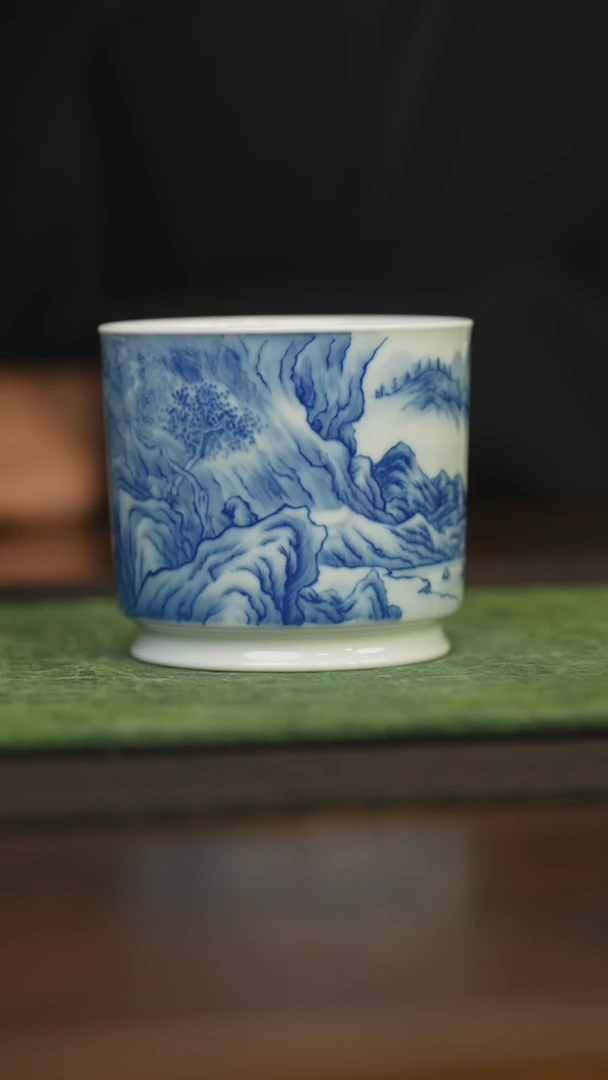 【闪购商品】杯柴窑青花破价福利