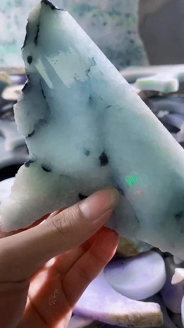 裸石翡翠缅甸翡翠A货陈272