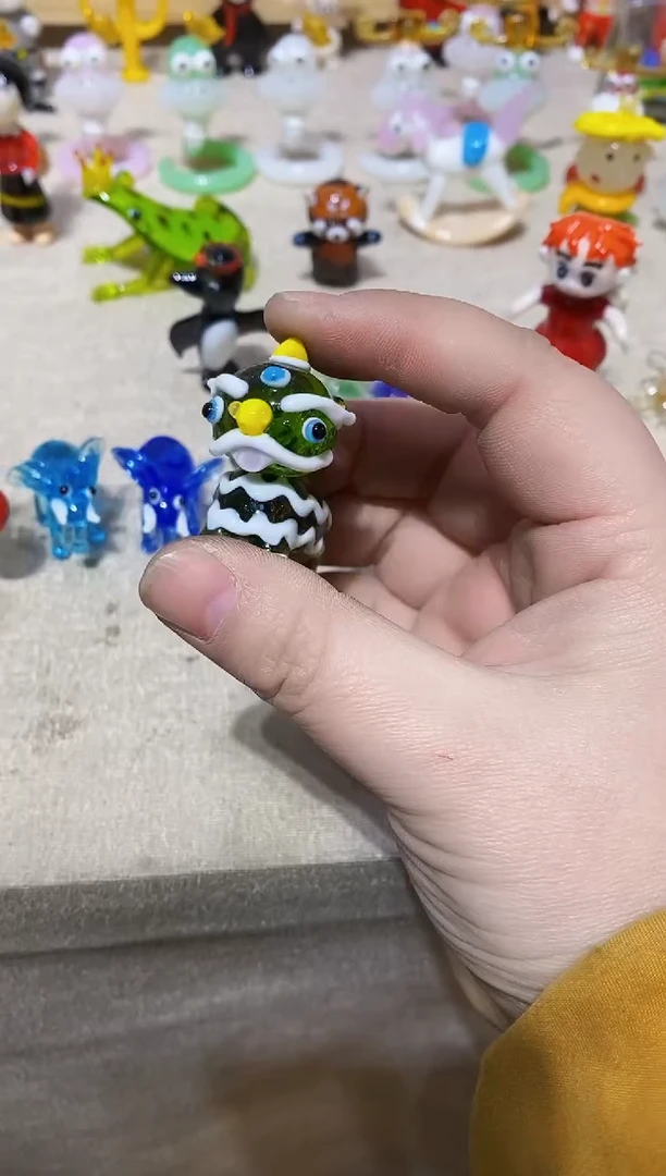 【闪购商品】琉璃手工艺品醒狮