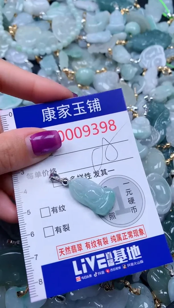 颈饰未镶嵌翡翠9398